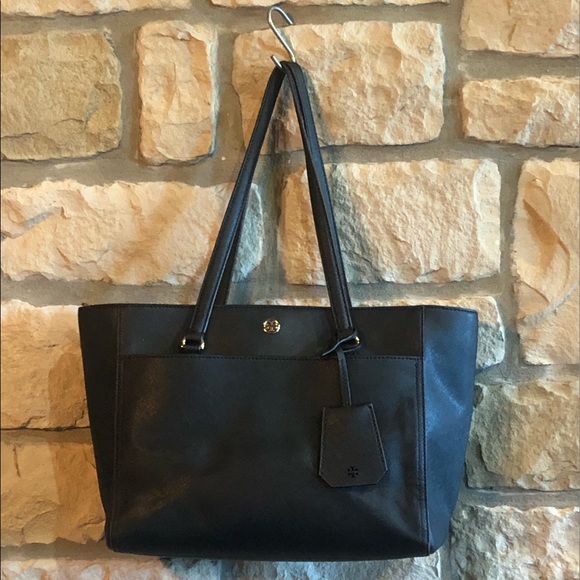 Tory Burch Robinson Leather Shoulder Tote - Picture 1 of 8